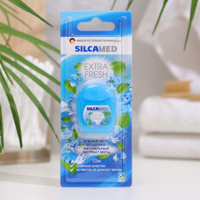 Зубн.нить Silcamen 10м. Extra fresh