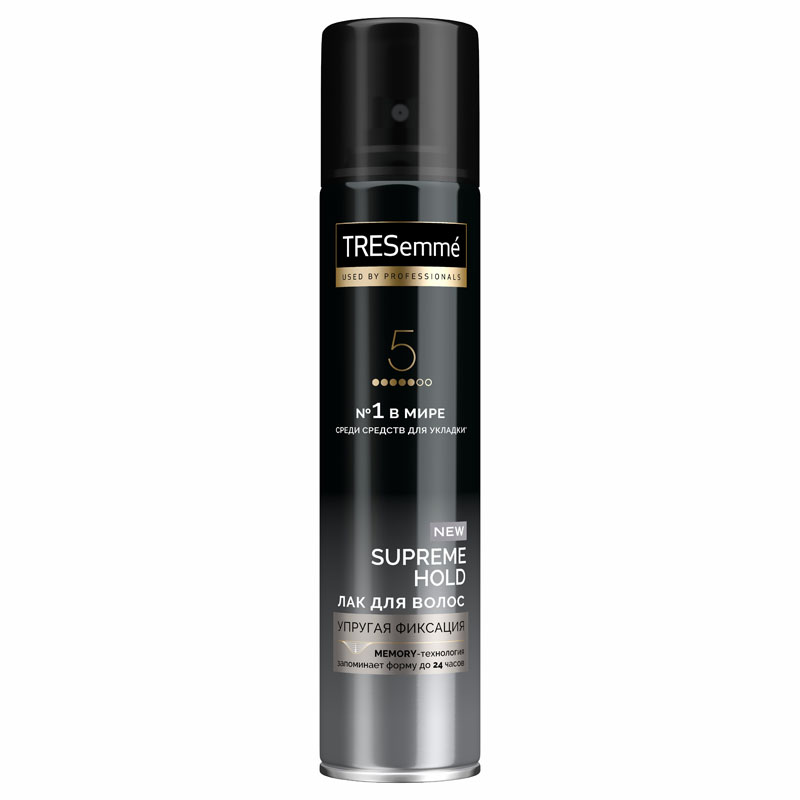 Лак д/волос Tresemme 250мл. Hold Collection Сильной фиксации
