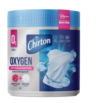 Ср-во Chirton 500г. Oxygen Отбел.-пятновыод. д/хол. воды (8)