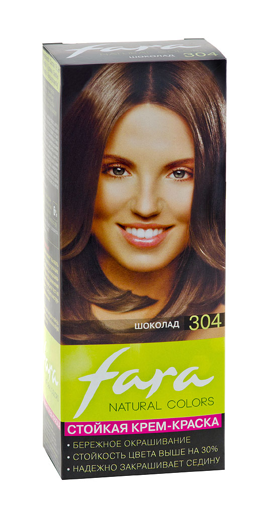 Краска д/волос ФАРА Natural Colors 304 Шоколад (24)