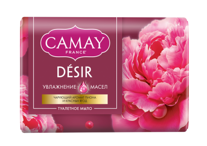 Мыло Камей 85г. Desir Пион и ягоды Восхитит. очарование (уп.6) (48)