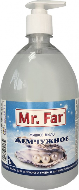 Мыло жидк. Mr.Far 500мл. Жемчужное Дозатор