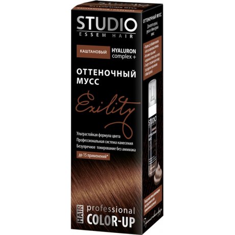 Оттеночный мусс Studio 150мл. Каштановый