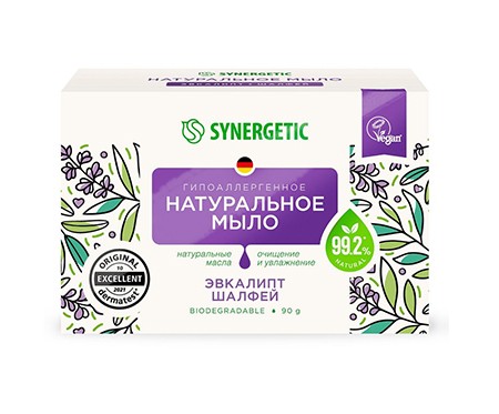 Мыло Sinergetic 90г. Эвкалипт и шалфей