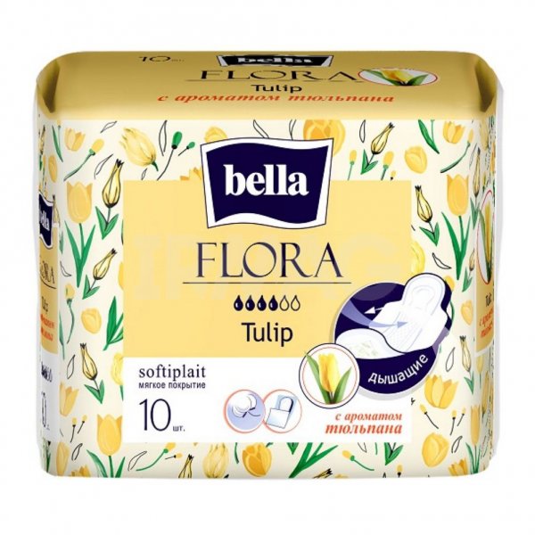 Прокладки Белла Панти Флора 10шт. Tulip (с аром. тюльпана) (36)