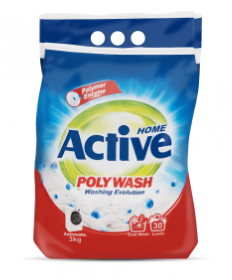 Стир.порошок Active авт. 3кг. Poly wash (4)
