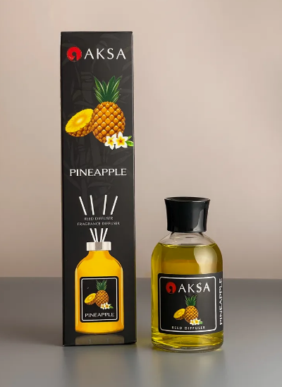 Освежитель воздуха AKSA 100мл. Диффузор Ананас