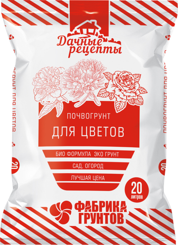 Грунт Дачные рецепты 20л. Для цветов