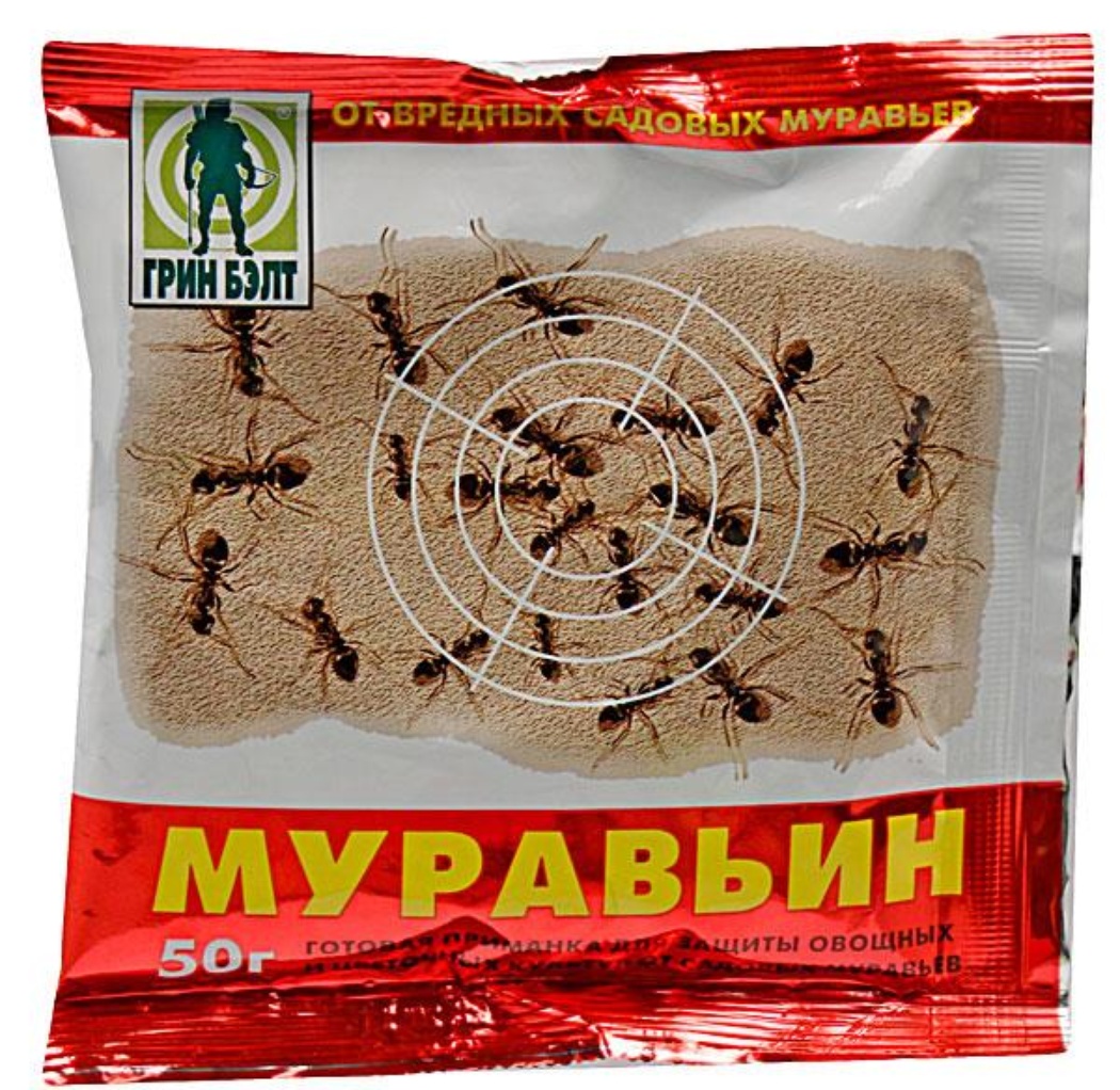 Инсектицид от муравьев Муравьин 50гр. пакет (50)