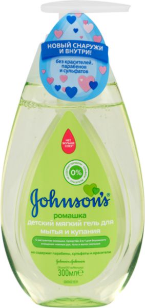 Гель для купания Johnson's 300мл. Ромашка