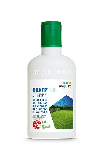 Гербицид (уничтожения неж.раст-ти) Август 90мл. Хакер клопирапид avgust