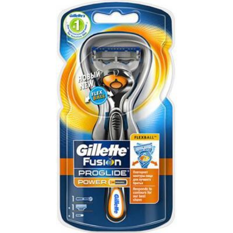 Станки Gillette Fusion ProGlide Flexball Power с 1 касетой