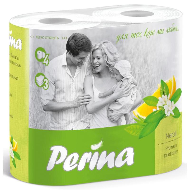Туалетная бумага Perina 3сл. 4рул. Арома LUX