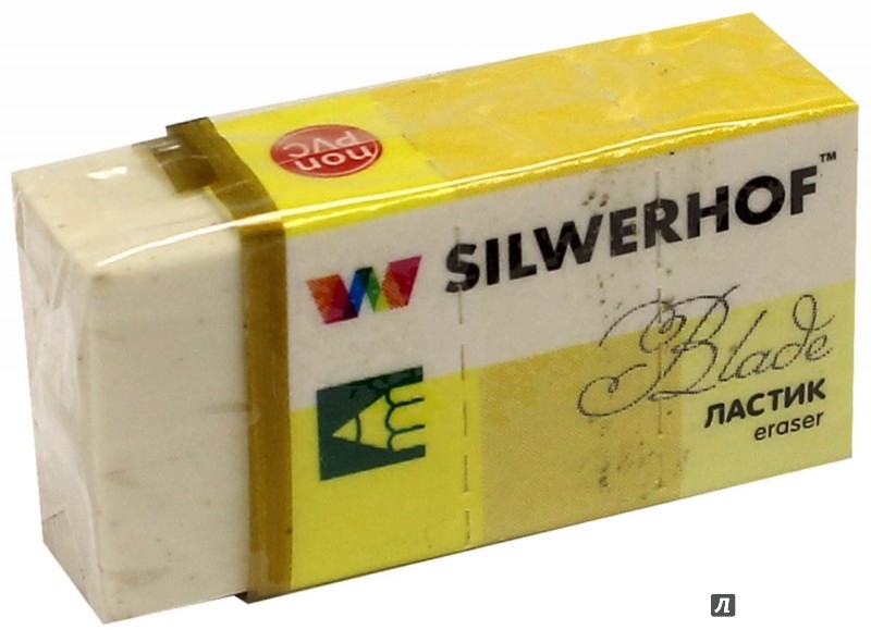 Ластик Silwerhof термопласт. резина Blade (уп.30шт.)