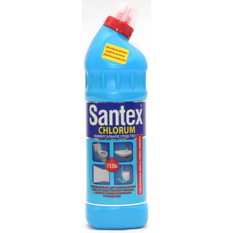 Ср-во Santex 750мл. Chlorum Гель с хлором