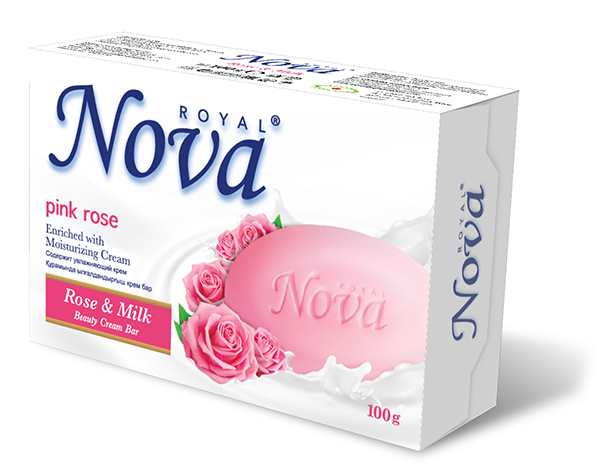 Мыло Royal nova 100г. Розовая вуаль (уп.6) (48)