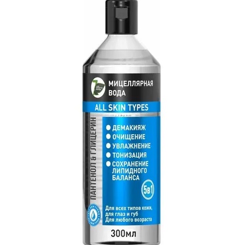 Мицеллярная вода Сила 7эл. природы 300мл. Intensive Moistening