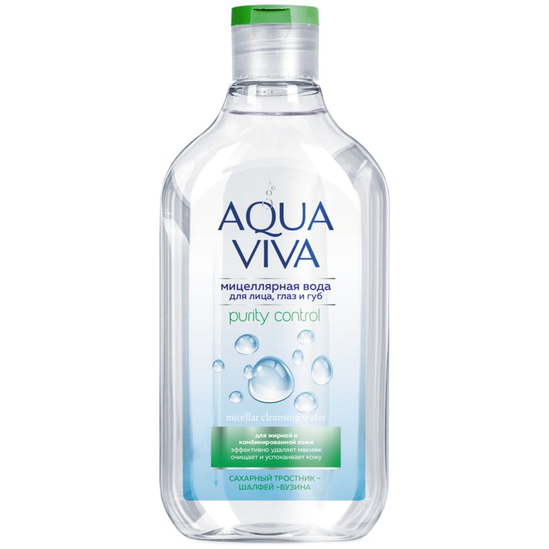 Мицеллярная вода AQUA VIVA 300г. д/жирной и комб. кожи