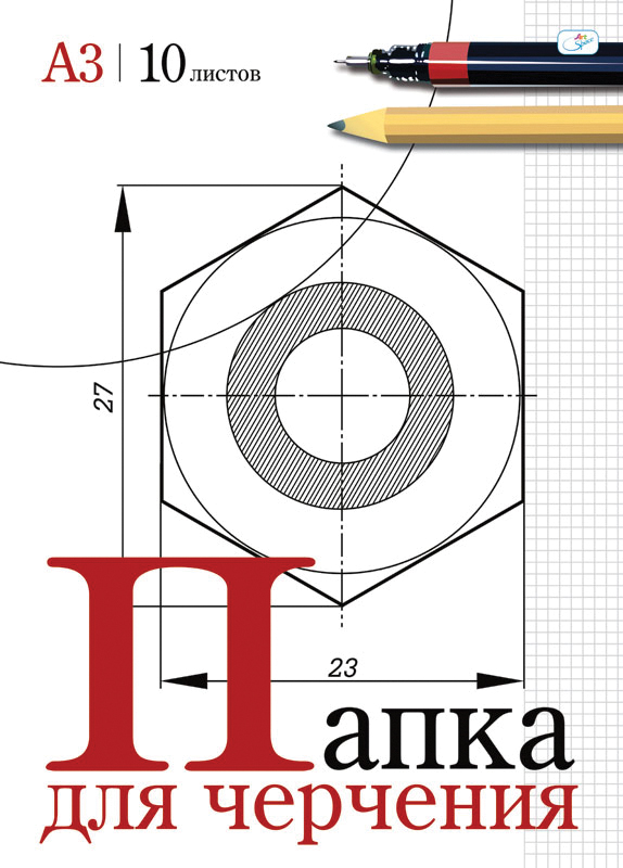 Папка д/черч. А3 10л. OfficeSpace без рамки.