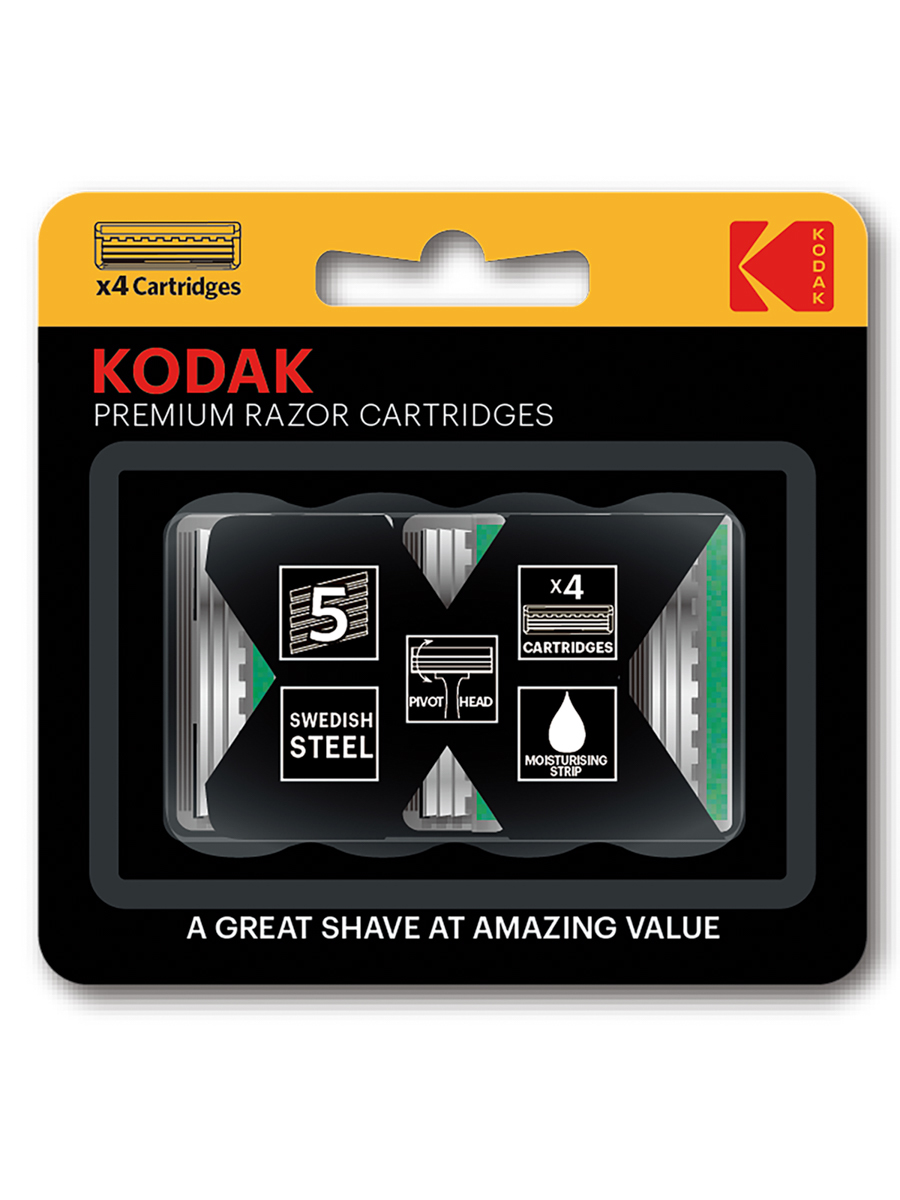 Кассеты Kodak Premium 5 лезвий 4шт.