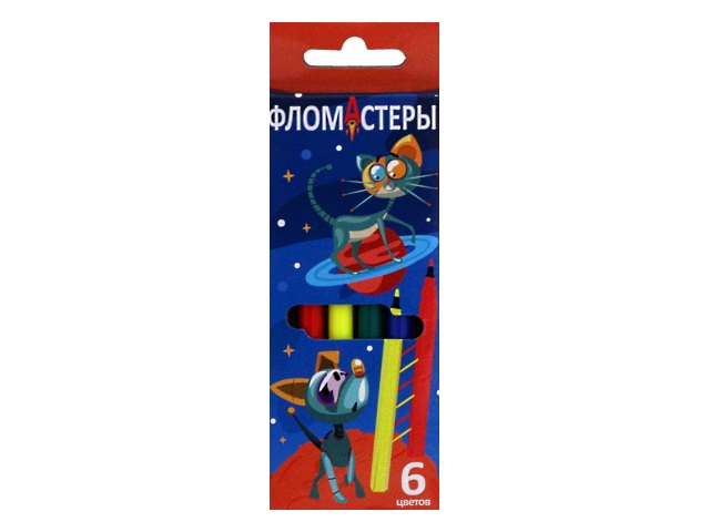 Фломастеры 6цв. JO Собака вент.