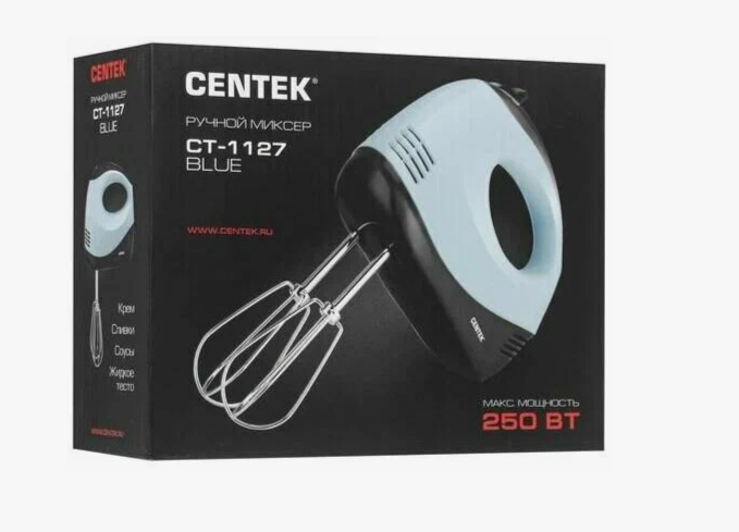 Миксер CENTEK CT-1127 400Вт 5 скоростей