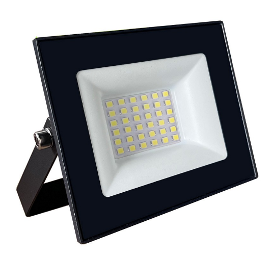 Прожектор св/д Saffit 50W(4000lm) 6500K 6K 110*29*120мм черный SFL51-10 51194