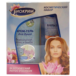 ПН/ЖЕН. Биокрим Экзотический лотос и бамбук (гель д/д+бальз.д/рук и ногтей) 00379