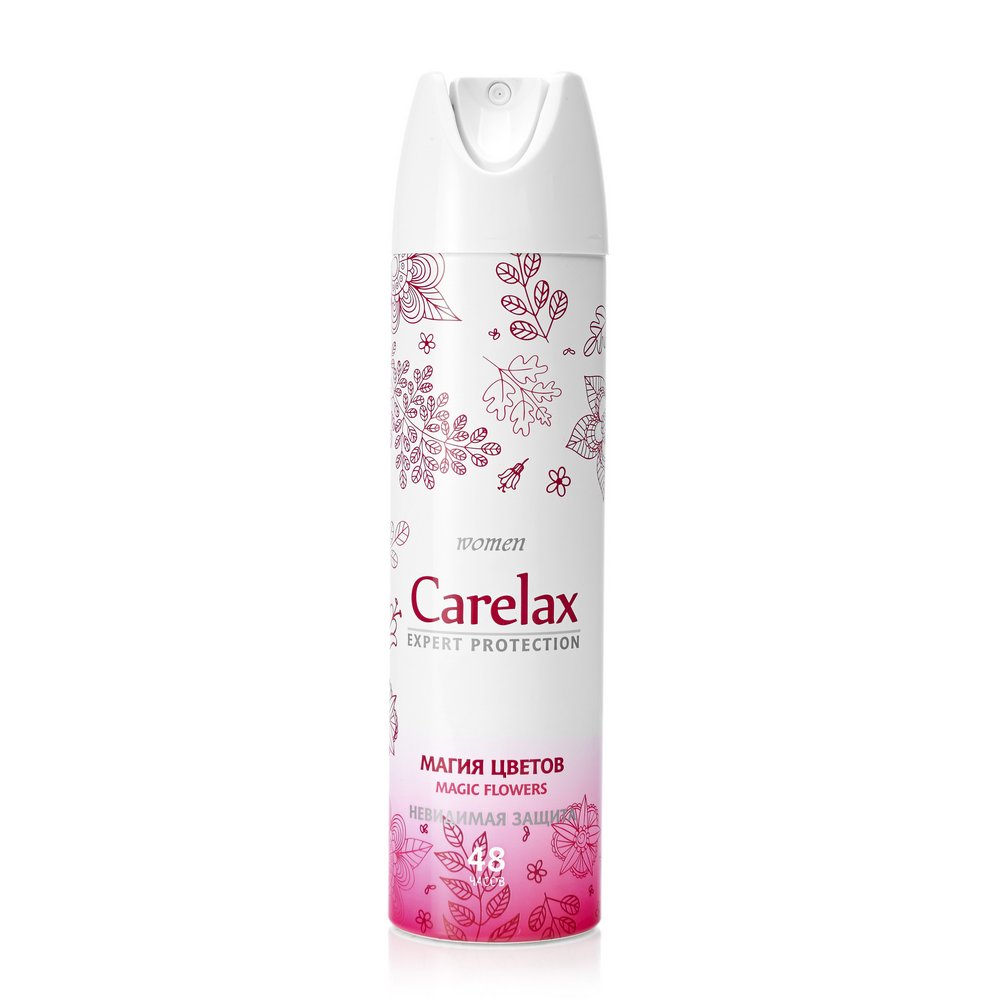 Дез. спрей Carelax 150мл. жен. Magic Flowers (48)