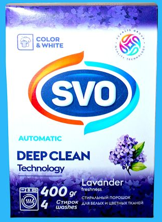 Стир.порошок SVO авт. 400г. Лаванда (24)***