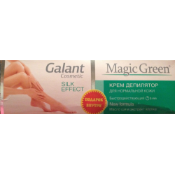 Депилятор-крем Galant Cosmetic 100мл. депилятор 5мин. Magic Green д/чуств. кожи