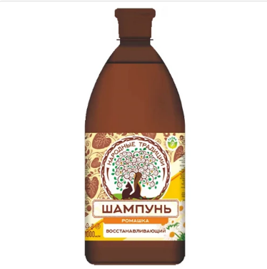 Шампунь Флора 1л. Зеленая линия Восстанавливающий (12)