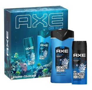ПН/МУЖ. AXE COOL OCEAN (ГЕЛЬ Д/ДУША+ДЕЗОД.АЭРОЗОЛЬ)