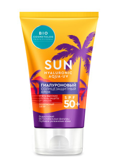 Крем солнцезащитный BIO COSMETOLOG 150мл. Гиалурон SPF 50+ (15)