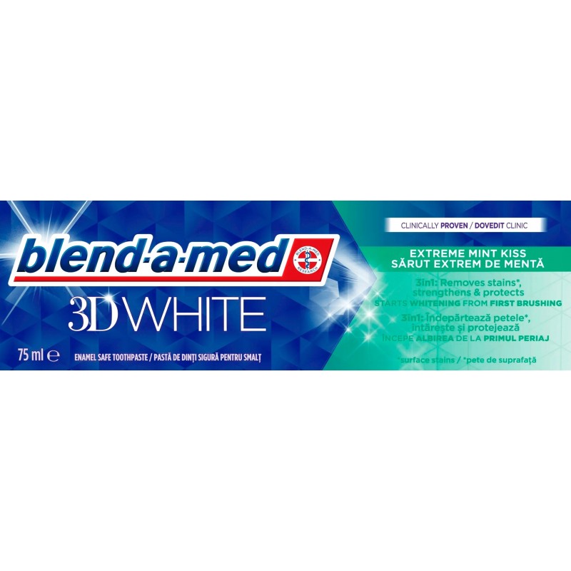 Зубн.паста Blend-a-med 75мл. Extreme mint kiss