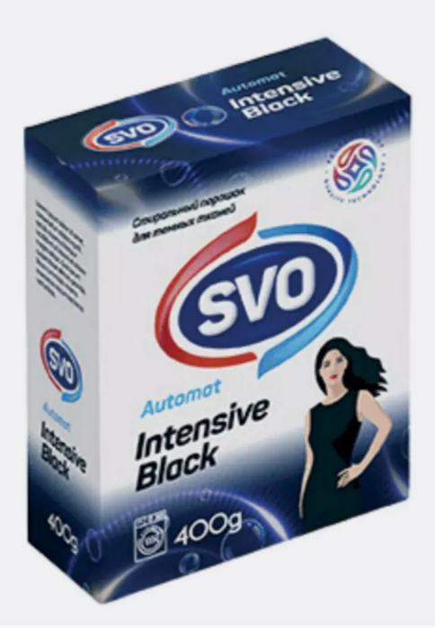 Стир.порошок SVO авт. 400г. Черный (24)***