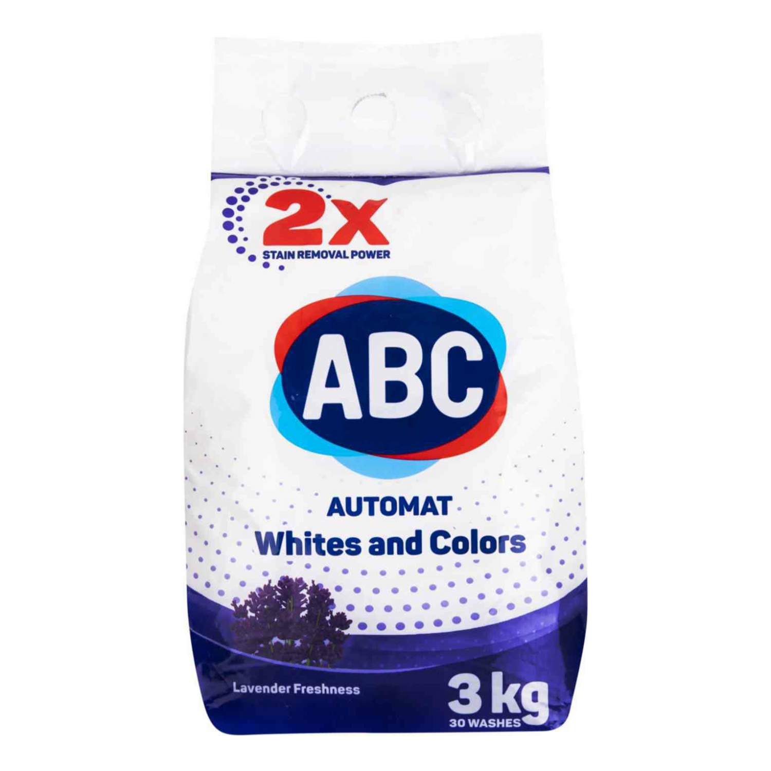 Стир.порошок ABC авт. 3кг Лаванда