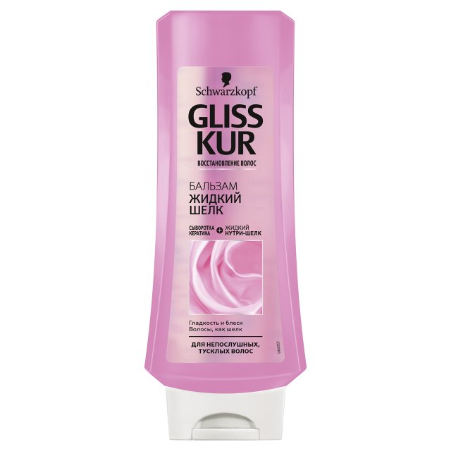 Бальзам Gliss Kur 400мл. Жидкий шелк