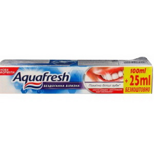 Зубн.паста Aquafresh 125мл. Безупречное отбеливание