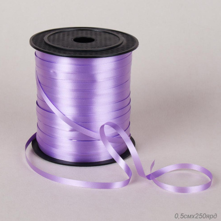 Лента декоративная 5мм*228м. Сиреневая ZH24-002lilac (100)