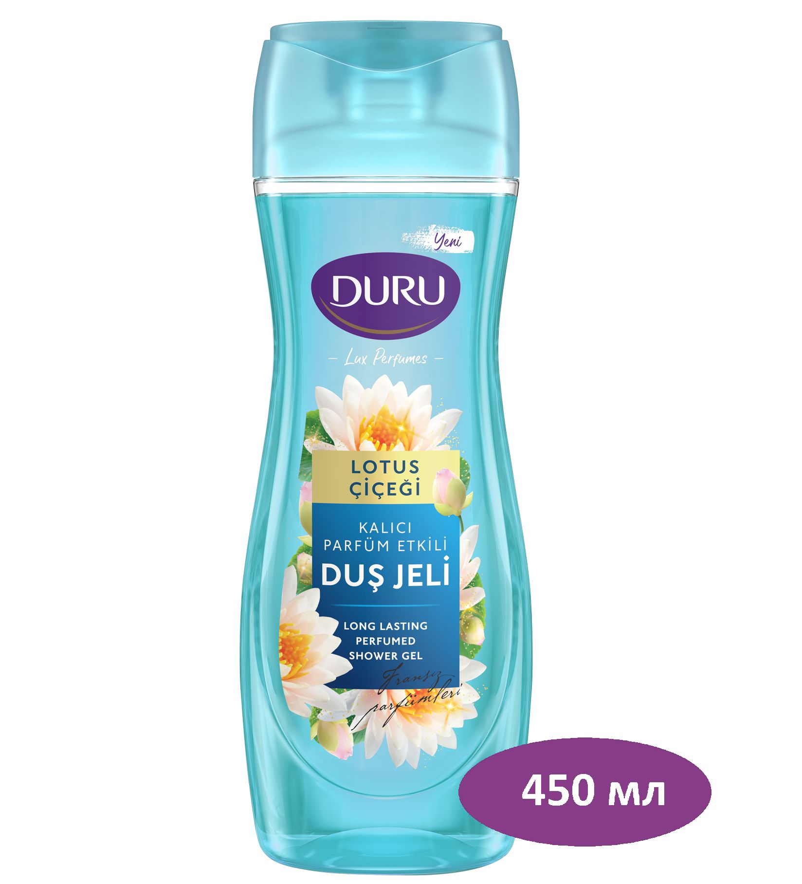 Гель для душа Дуру 450мл. lux perfumes Лотос