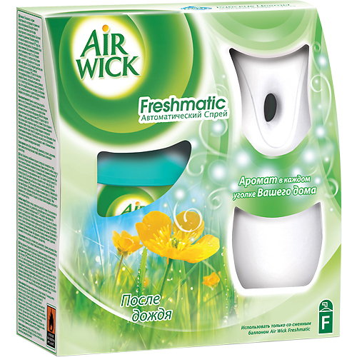 Освежитель автомат. Air Wick 250мл. Freshmatic После дождя