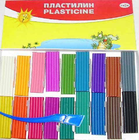 Пластилин 18цв. Гамма 252гр. ЮХ