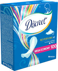 Прокладки DISCREET ежедн. 100шт. deo Air Multiform Single