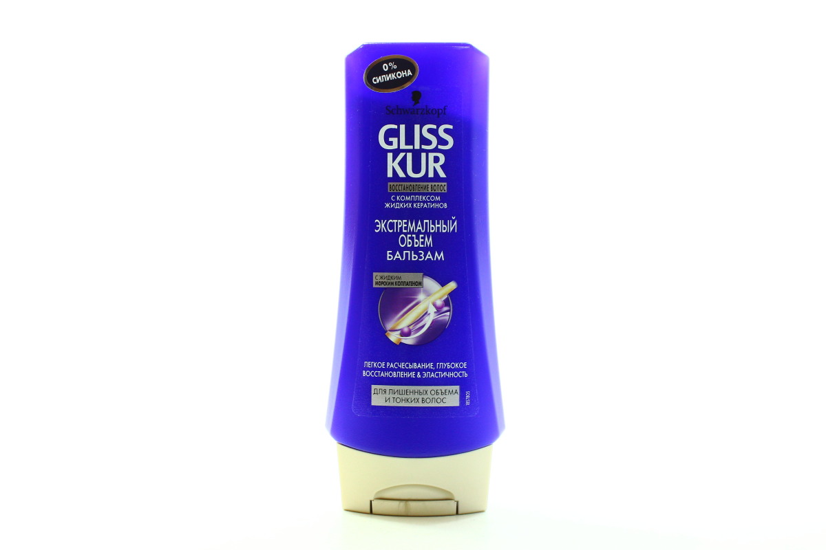 Бальзам Gliss Kur 200мл. Объем и восстановление