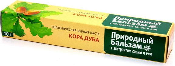 Зубн.паста Весна 100г. Природный бальзам Кора дуба 8008