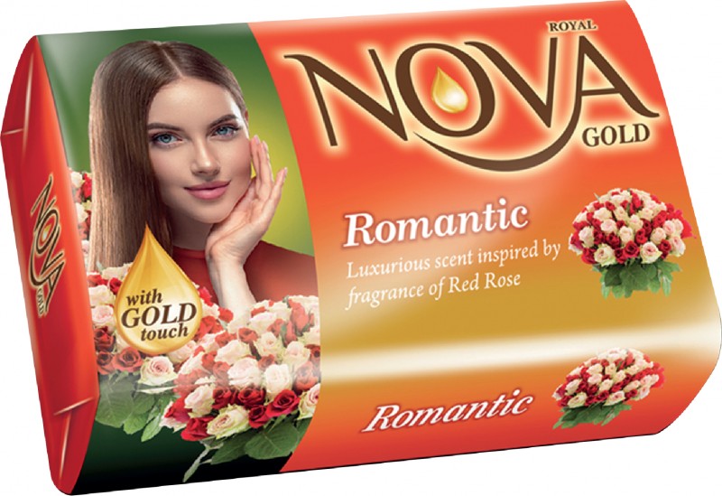 Мыло Nova gold 85г. Романтический (уп.6)