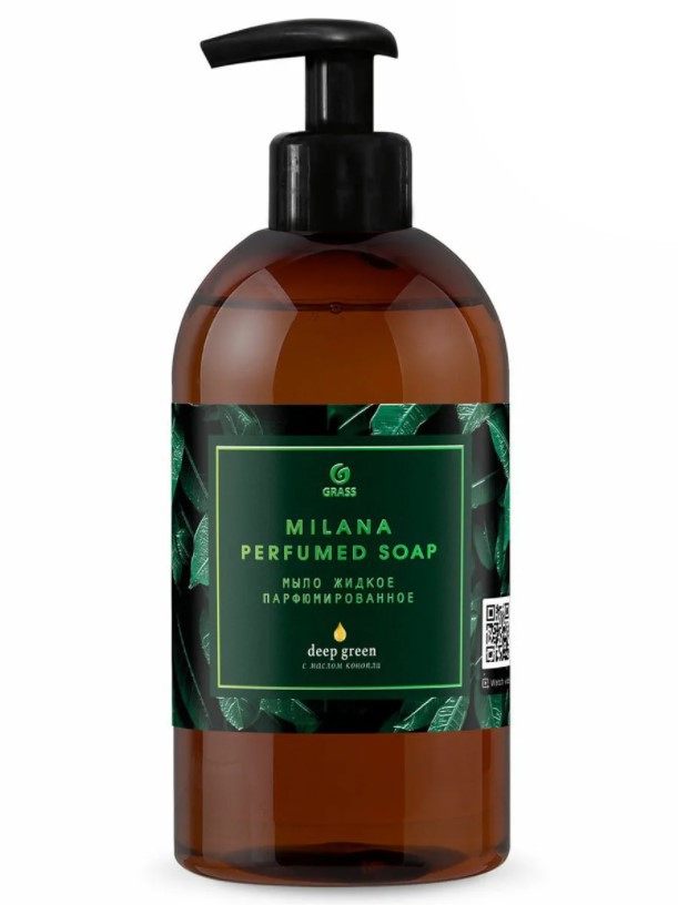 Мыло жидк. Grass 300мл. Milana Green Deep парфюм (6)
