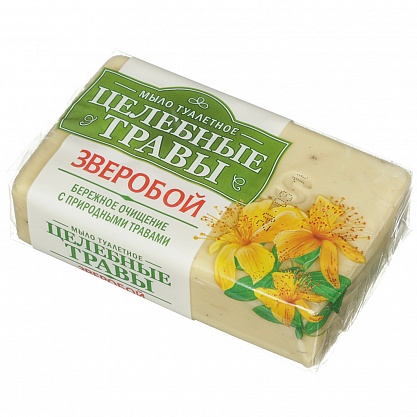 Мыло Целебные травы 160г. Зверобой бум.уп. (4/72)