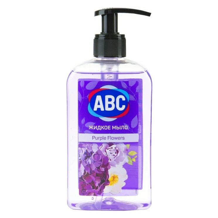 Мыло жидк. ABC 400мл. Пурпурный***
